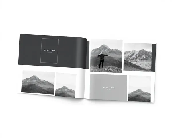 Customizable Modern Twist 12x36 Album Design PSD Download
