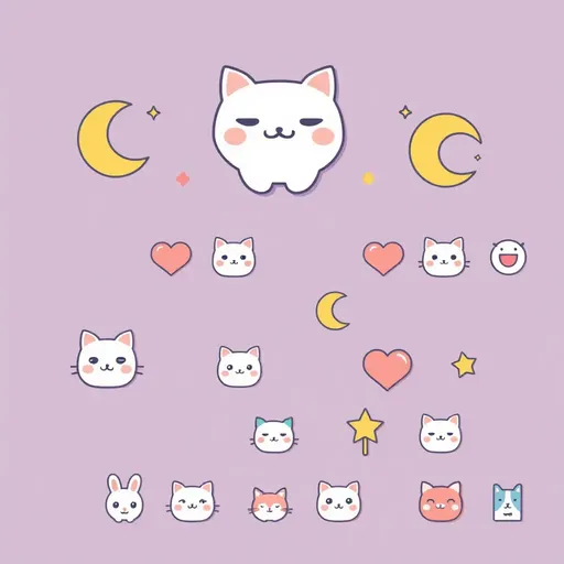 Cute Icons: Adorable Digital Characters and Icons