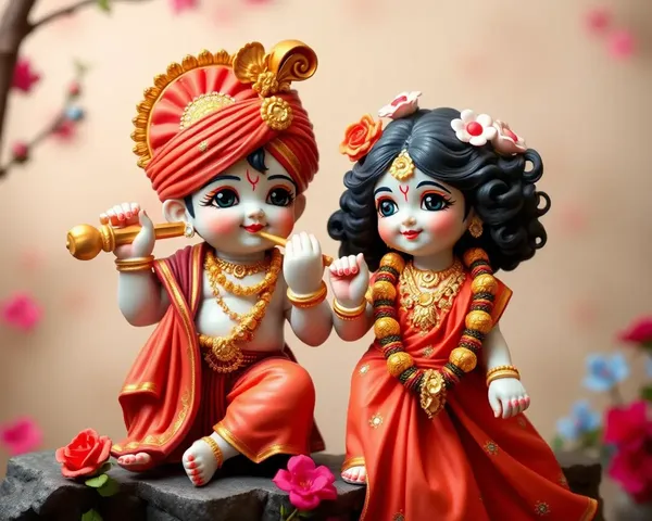 Cute Radha Krishna Images for Devotional Inspiration