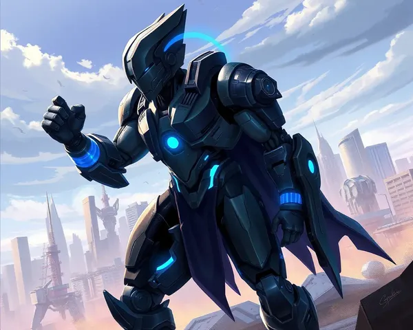 Cybernetic Death Flex Concept Art in PSD Format