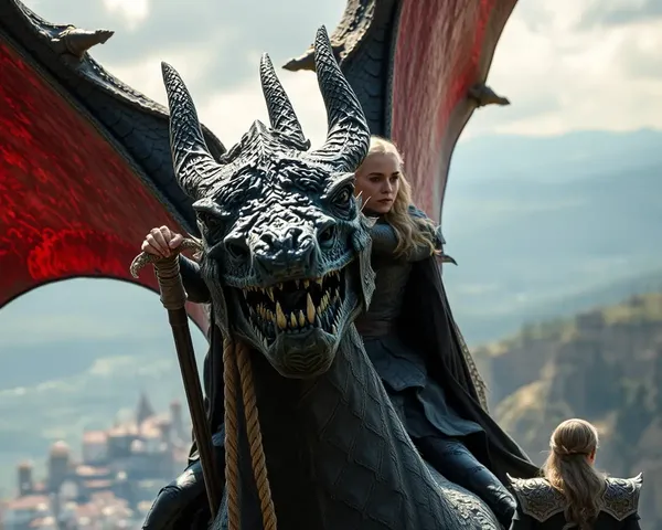 Daenerys Rides Drogon Over King's Landing in 4K