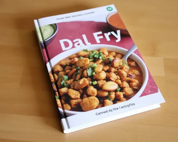 Dal Fry Recipe Book with Delicious-Looking Dish Cover