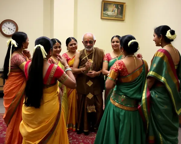 Dancers Learn New Routine with Ghungroos Clinking