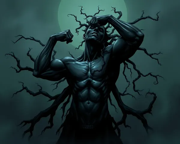 Dark Death Flex Illustration in PSD Format Created