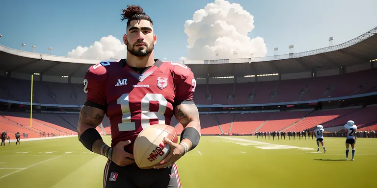 David Fifita in Football Jersey on Lush Green Field