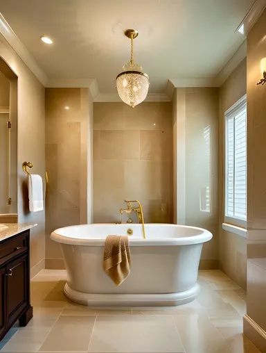 Deepa's Luxurious Bathroom Design with Marble Accents