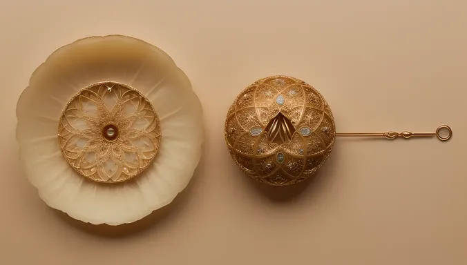 Delicate Sapera Seed with Intricate Details