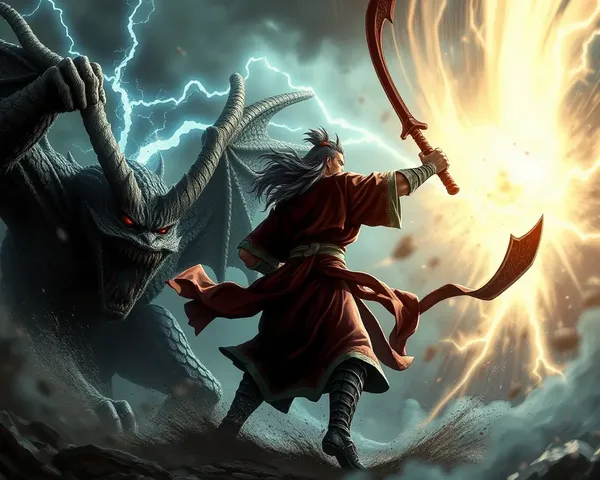 Demon Slayer Wallpaper for Laptop: Giyu's Lightning Battle