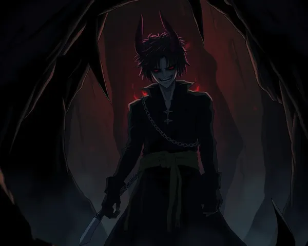 Demon Slayer Wallpaper for Laptop: Muzan's Dark Cave Lair