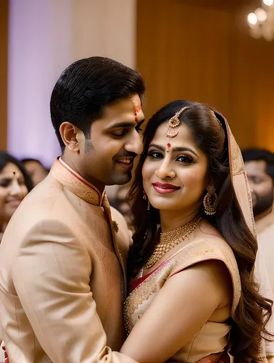 Deshi Bhabhi's Elegant Wedding Moment