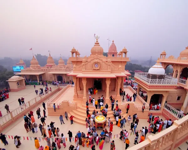 Devotees Flock to Ayodhya's Ram Mandir Complex