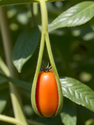 Dicot Fruit with Seed Pod and Seeds Visible in Picture