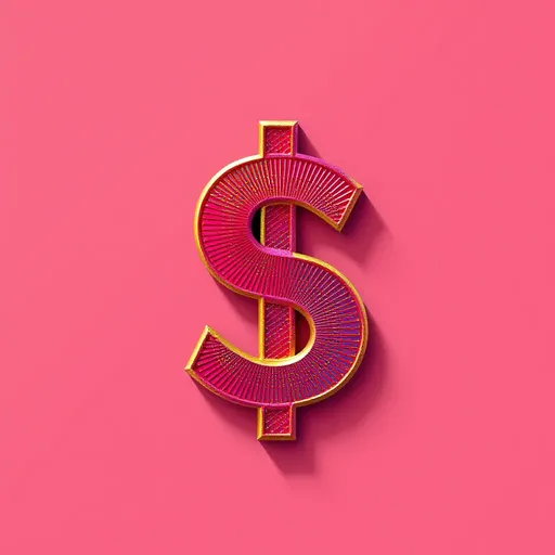 Dollar Sign Icon: Dollar Sign Icon Used in Finance and Commerce