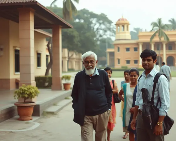 Dr. Radhakrishnan as Professor at University of Mysore