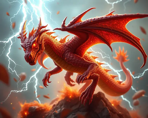 Dragon-Themed Images Evoke Thunderous Lyrics