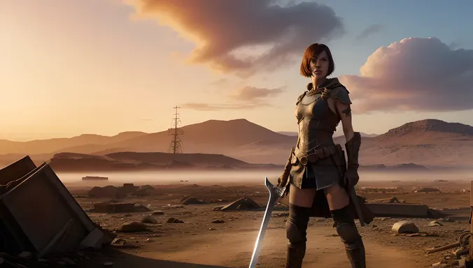 Dramatic Chara Pictures in Wasteland