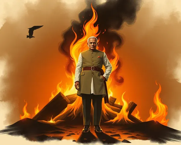 Dramatic Lal Bahadur Shastri Passion and Dedication Poster