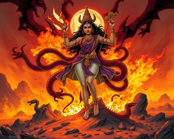 Dramatic Nagavalli Battles Fiery Dragon
