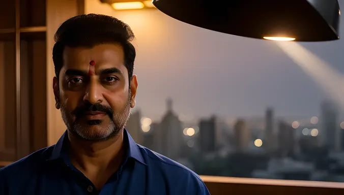 Dramatic Shyam Ji City Portrait
