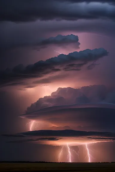 Dramatic Thunderstorm Rages Across Open Plains Aaaaa