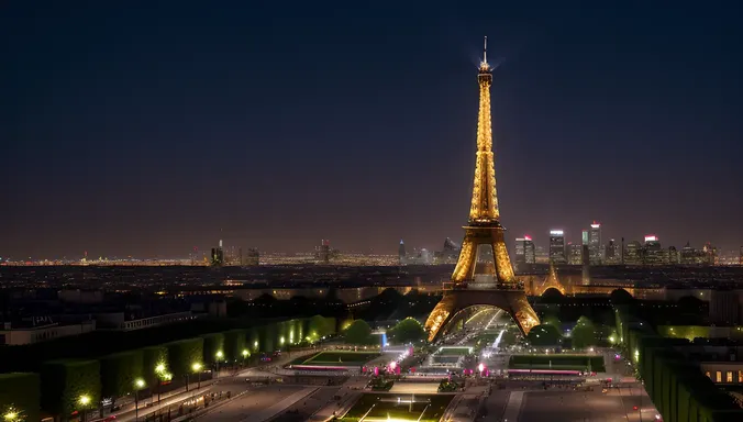 Dreamy Cityscape at Night Photo Editing Online Free
