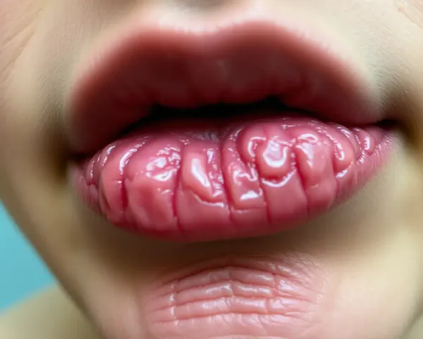 Dry Skin and Cracked Lips Close-Up
