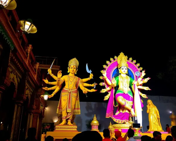 Durga Puja Image: A Beautiful Representation of Goddess Durga