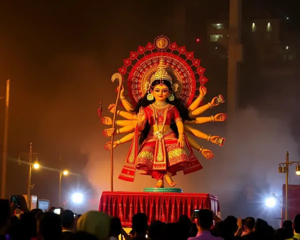 Durga Puja Image: A Traditional Representation of Goddess Worship