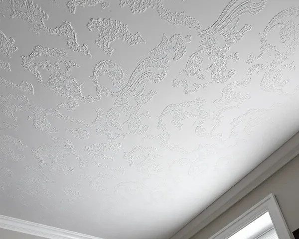 Elegant Ceiling with Seamless Stucco Paint Texture