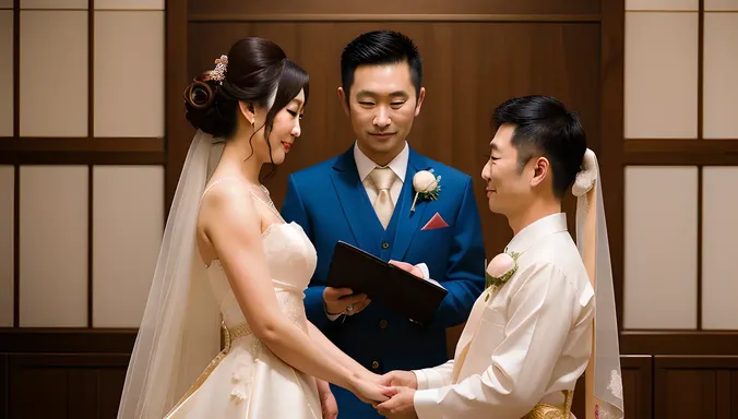 Elegant Japanese Wedding in Traditional Buke