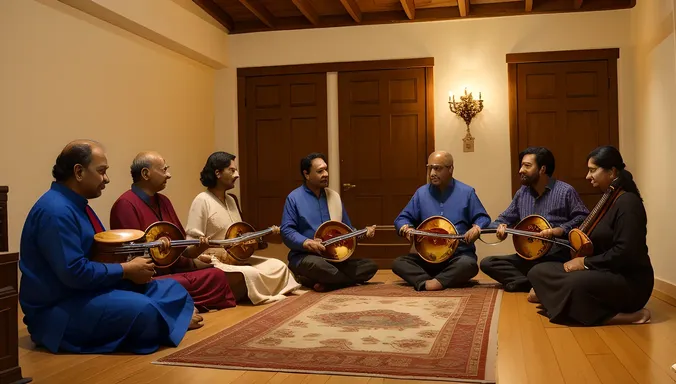 Enchanting Santoor Melodies Mesmerize Audience