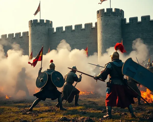 Epic Battle Scene at CSC Mohar with Smoke and Flames