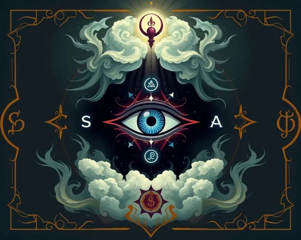 Eye of Providence on Seva Nivrutti Card Symbolizes Spiritual Guidance