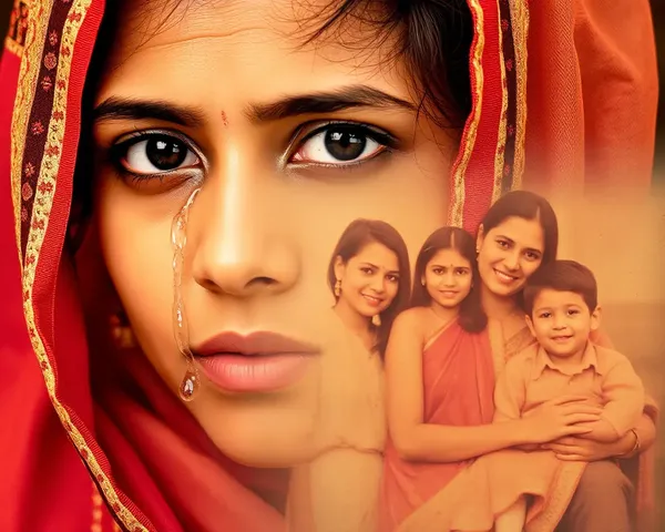 Faded Family Photo Haunts Sad Punjabi Woman
