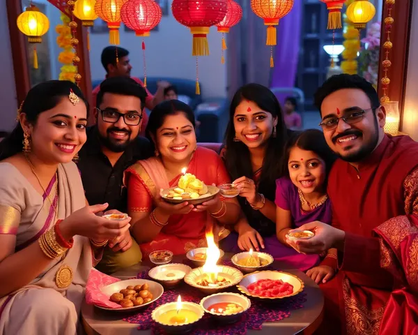 Family Celebrates Dhanteras with Traditional Gujarati Delights