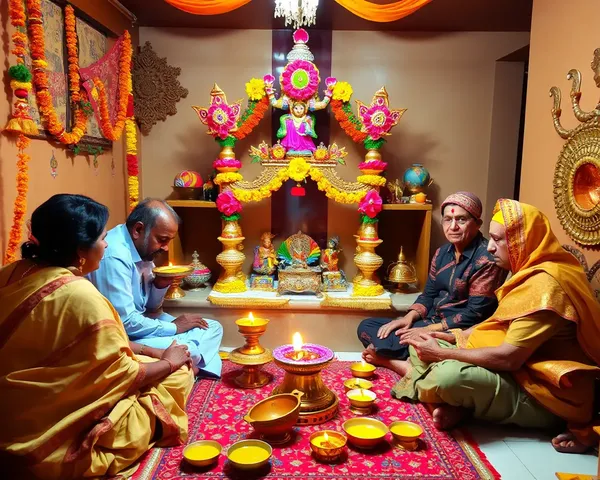 Family Prayers and Rituals on Happy Dhanteras