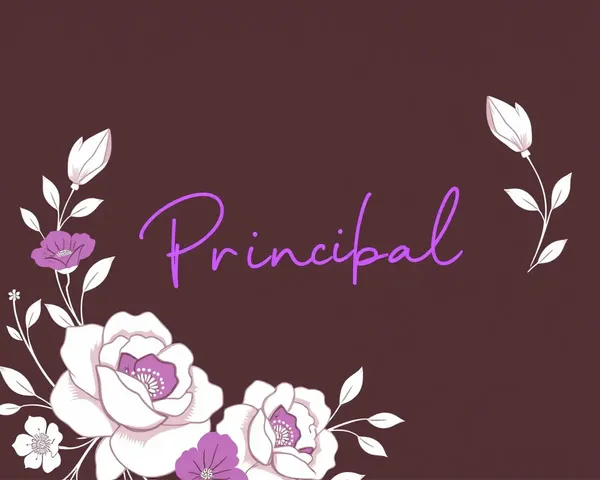 Fancy Purple Signature with Floral Pattern PNG
