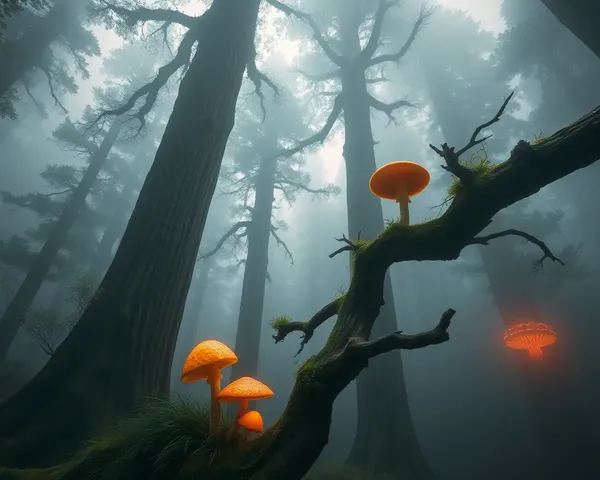 Fantastical Forest with iPhone 12 Pro and Glowing Mushrooms
