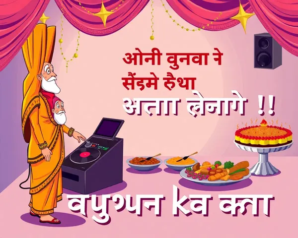 Festive Retirement Party Invitation in Marathi with Traditional Celebration