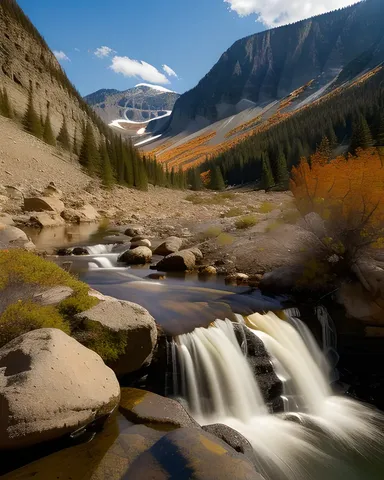 Fiery Stream Flows Down Mountainside with Unstoppable Energy