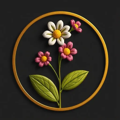 Floral Icon: Representing Nature's Vibrant and Fragrant