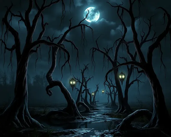 Foreboding Swamp Vampire Wallpaper in 4K Resolution