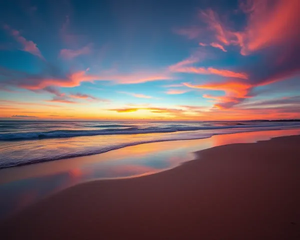 Free 4x6 HD Beach Sunset Background Download in PSD
