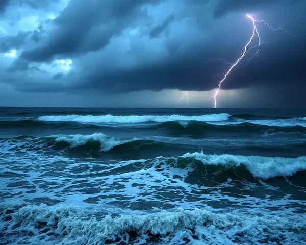 Free 4x6 HD Stormy Sea Background with Waves Download PSD