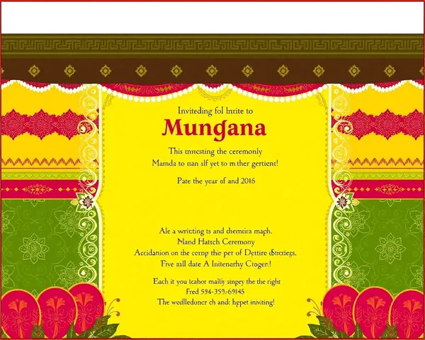 Free Download Indian-Inspired Mundan Ceremony Invitation Card