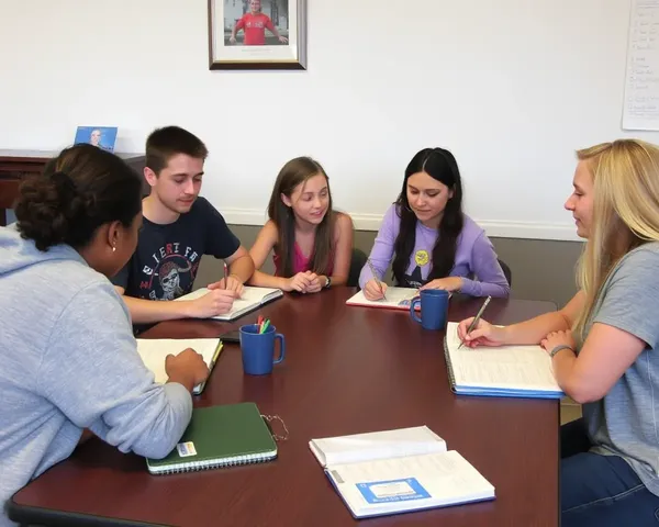 Friends' Study Group with Personalized Notebooks