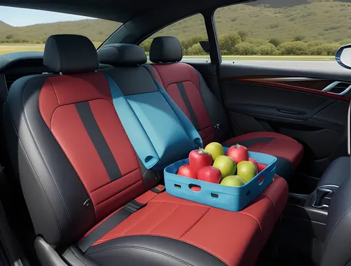 Fru Accident: Car's Airbag Deploys with Fruit Basket Inside