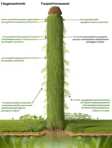 Fungal Network: Underground Nutrient Exchange Between Fungi and Plants