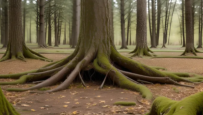 Fungus-Tree Symbiosis Forms Mycorrhizal Network