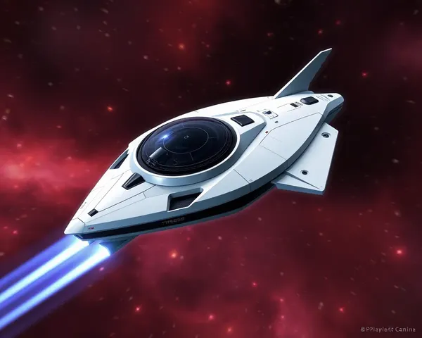 Futuristic Circular Cockpit Spacecraft PNG
